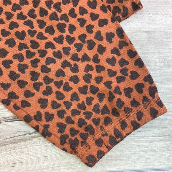 🔆PJ SALVAGE🔆MOCHA CHEETAH TOP MATCHING PANTS SET SUPER SOFT - Picture 10 of 13